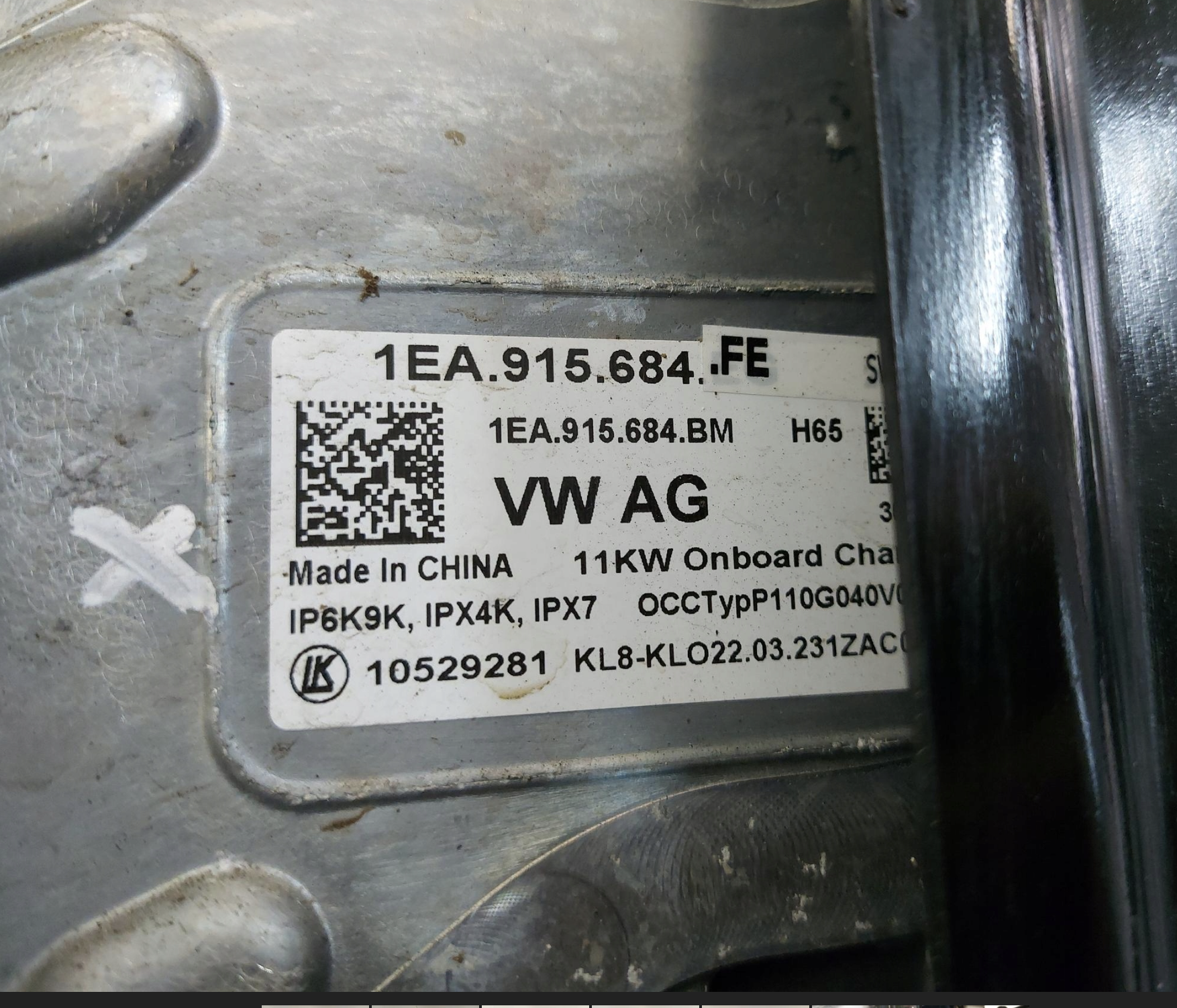 SKODA ENYAQ 5LA E-TRON ID4 Lademodul 1EA915684FE